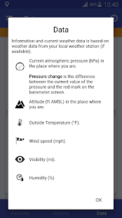 Barometer und Höhenmesser Captura de pantalla