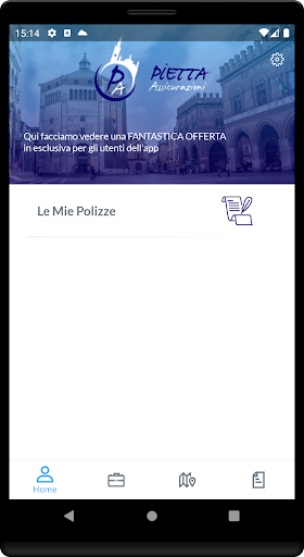 Android application PIETTA ASSICURAZIONI screenshort