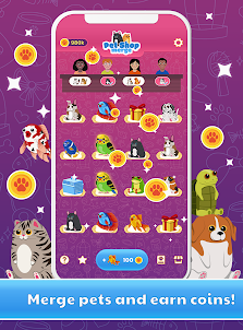 Pet Shop Merge Animal Game