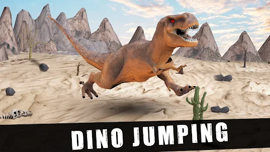 Juego de Saltar de Dinosaurios