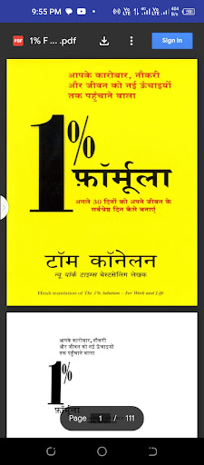 1 Formula of Success in Hindi
