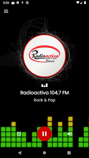 Radioactiva 104.7 Screen 2