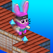 Ninja Bunny ZigZag Jump Run 3D  Icon