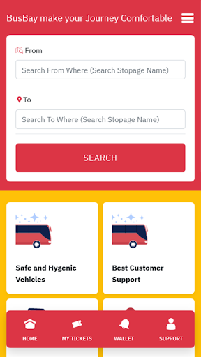Busbay User App Screen 2