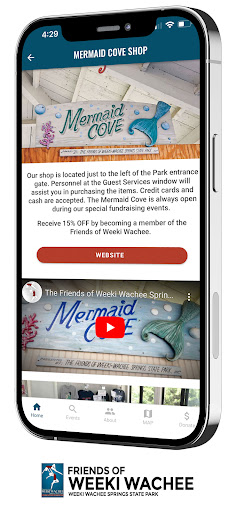Friends of Weeki Wachee Screen 2