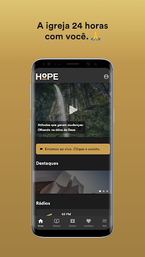 Android application Hope Mission Church screenshort