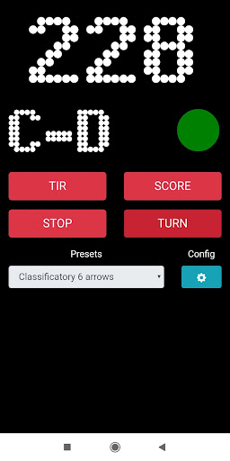 Android application Cronotir - Archery chronometer screenshort