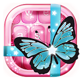 Blue Butterfly Keyboard Themes icon