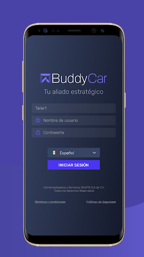 Android application BuddyCar screenshort