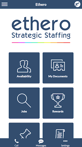 Android application ethero staffing screenshort