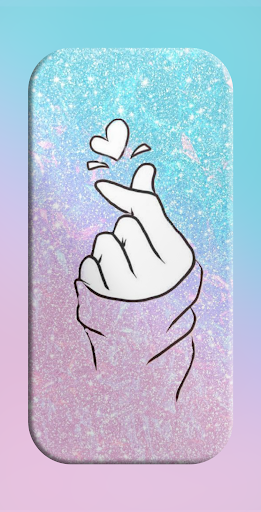 Finger Heart Wallpaper Screenshot