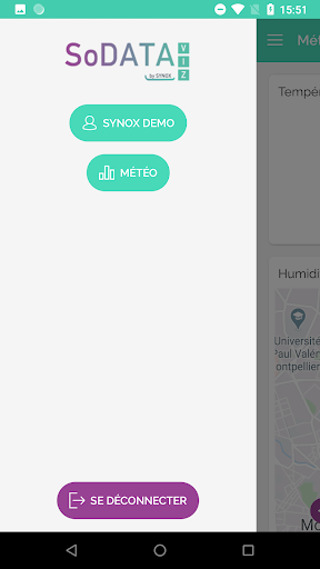 Android application SoDataViz screenshort
