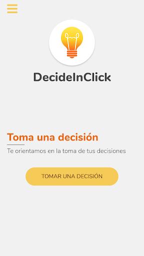 Android application DecideInClick screenshort
