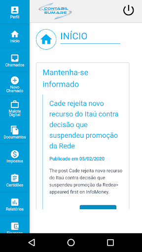 Android application Contábil Sumaré screenshort