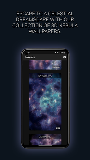Android application Nebulae - Live Wallpapers screenshort