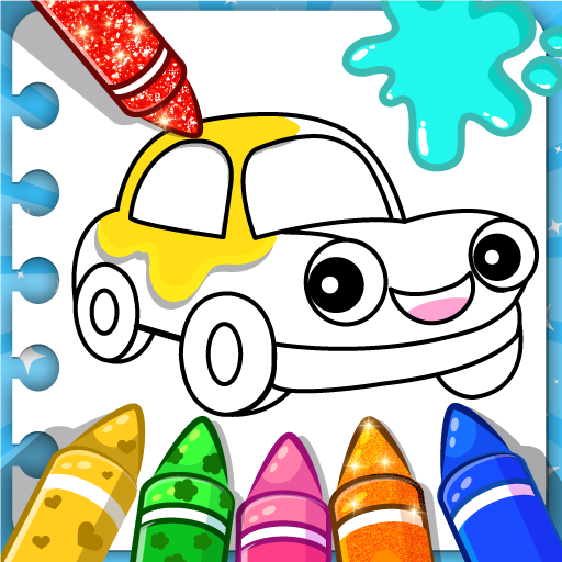 Cars Coloring Book Kids Game logo