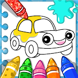 Cars Coloring Book Kids Game icon