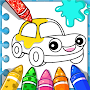 Cars Coloring Book Kids Game