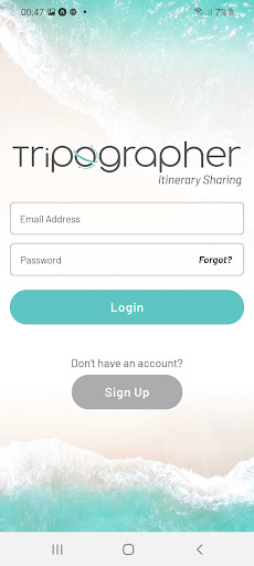Android application Tripographer screenshort