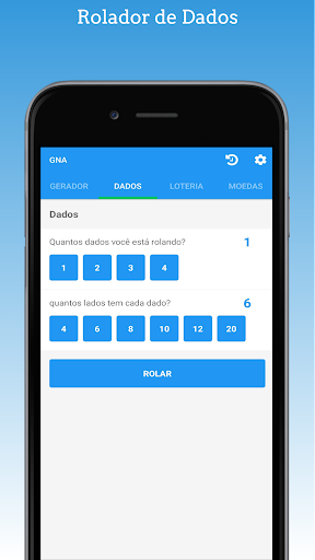 Sorteio Rápido ,Números ,Dados Screen 2