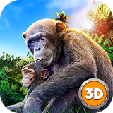 Chimpanzee Monkey Simulator 3D icon