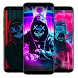 Cool Neon Mask HD Wallpaper - Neon Mask Wallpaper - Androidアプリ