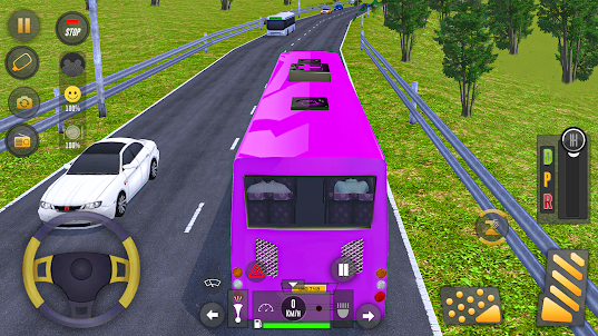 バス シミュレーター 3D オフラインゲーム