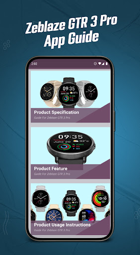 Zeblaze GTR 3 Pro App Guide Screen 2
