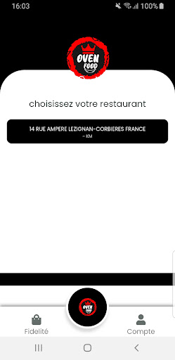 Android application Oven Food screenshort