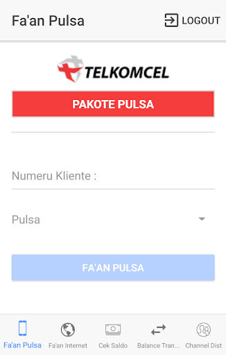 Android application Telkomcel Pulsa Digital screenshort
