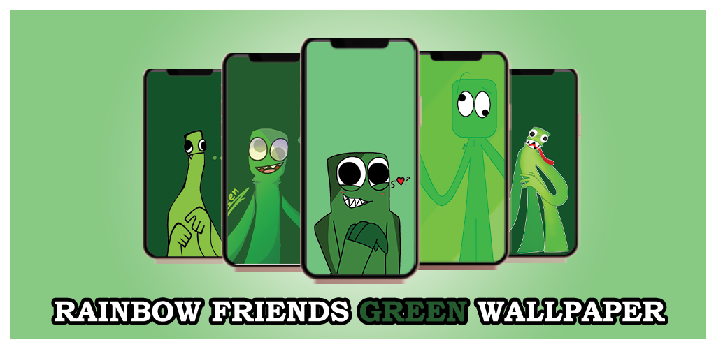 Rainbow Friends Green Walpaper APK pour Android Télécharger