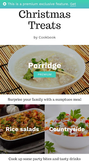 Screenshot of Rice Recipes App