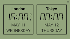 screenshot of World Clock Dual Digital Clock