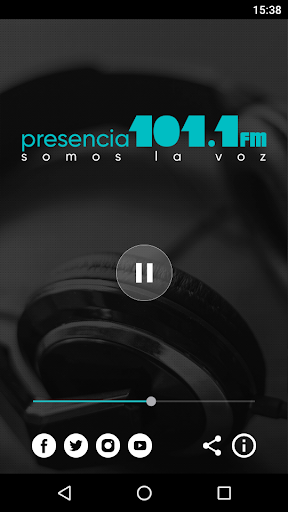 Android application Presencia 101.1 screenshort