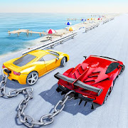 Chained Mega Ramp Car Stunt GT Racing Stunts Game