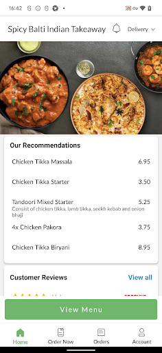 Spicy Balti Indian Takeaway Screen 2