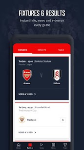 التطبيق الرسمي ارسنال Arsenal Official App 4