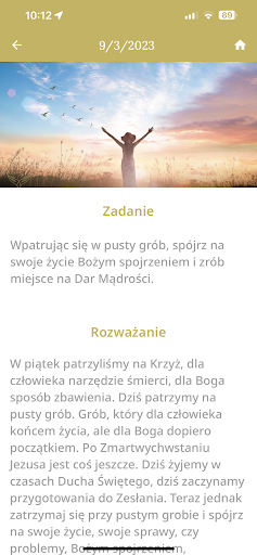 Appka z Duchem Screen 2