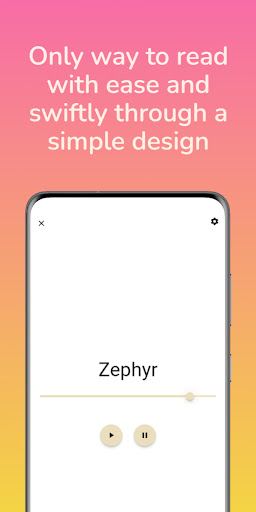 Zephyr - Read Faster Screen 3
