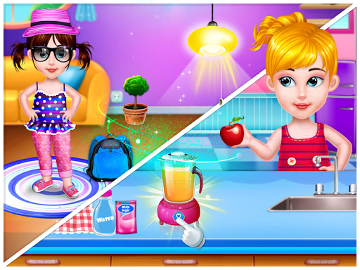 School Girl Daycare Routine Screen 2