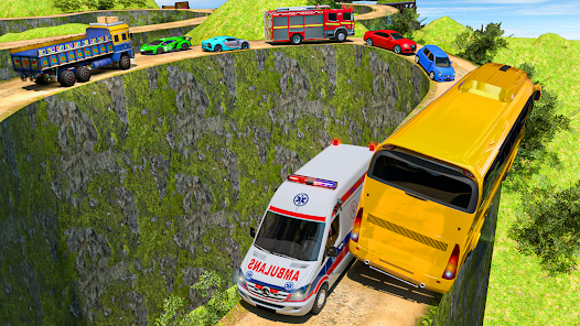 Dangerous Bus Driving Bus Game screenshots 3