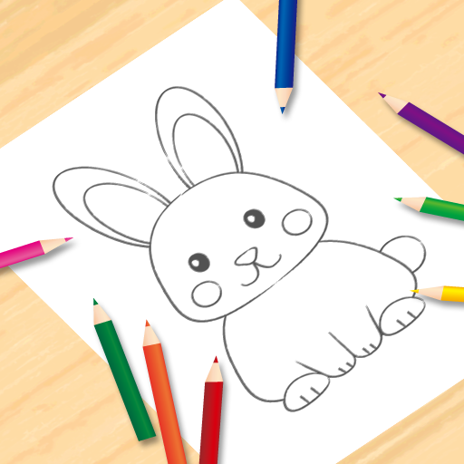 Lets draw. Animals logo