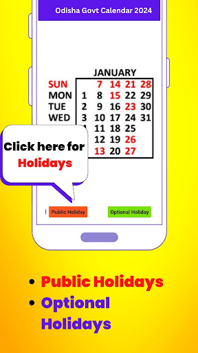 Odisha Govt Calendar 2024 Screen 2