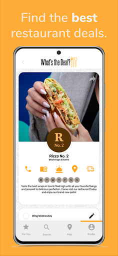 Android application What's the Deal? screenshort