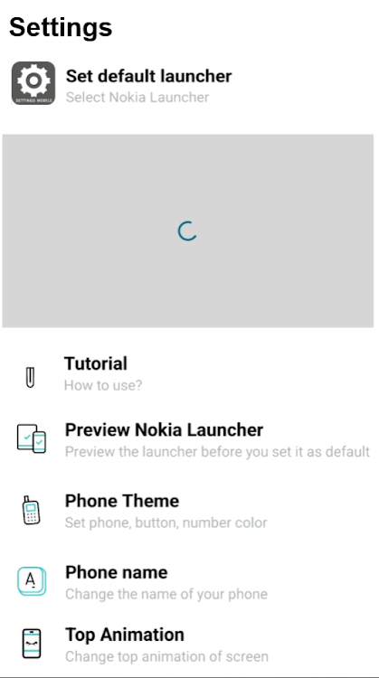 Nokia 1280 Launcher app - 1.0 - (Android)