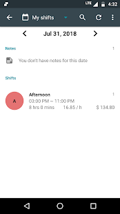 Shift Calendar لقطة شاشة