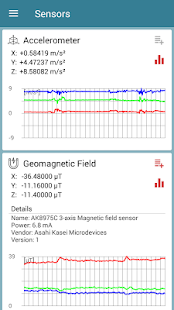 Sensors Toolbox Schermata