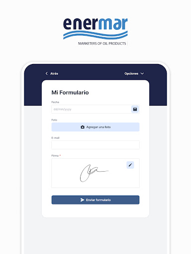 Enermar App Screen 3