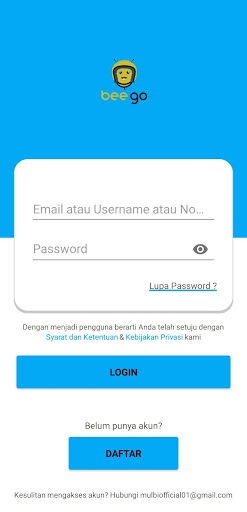 Bee Go Driver Screen 2