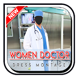 Women Doctor Dress Montage icon